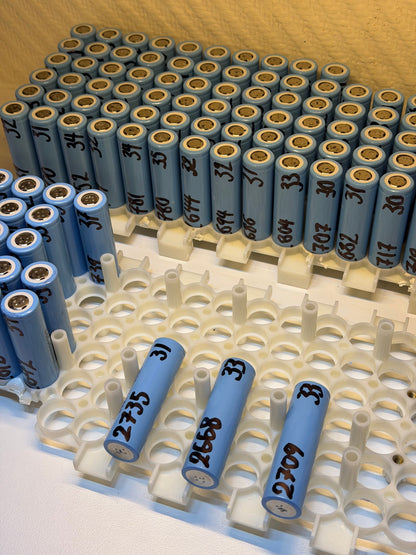 18650 celler LGGBMH11865 (LG MH1) ~2700mah / 25-30ir begagnade & testade - Landgren Dynamics