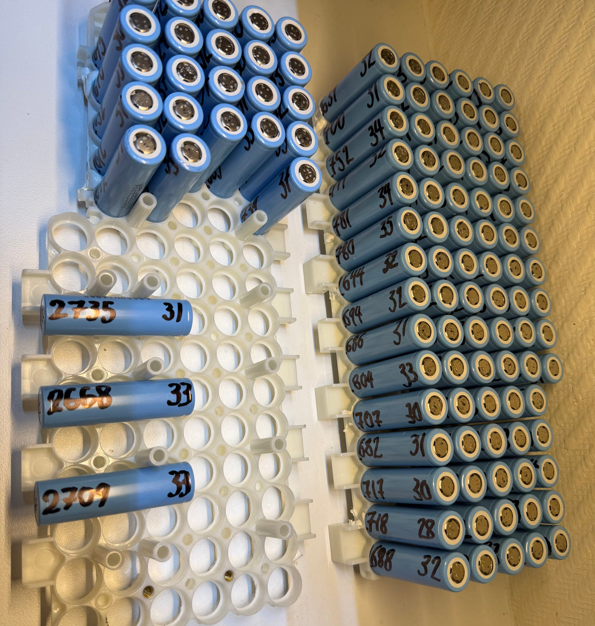 18650 celler LGGBMH11865 (LG MH1) ~2700mah / 25-30ir begagnade & testade - Landgren Dynamics