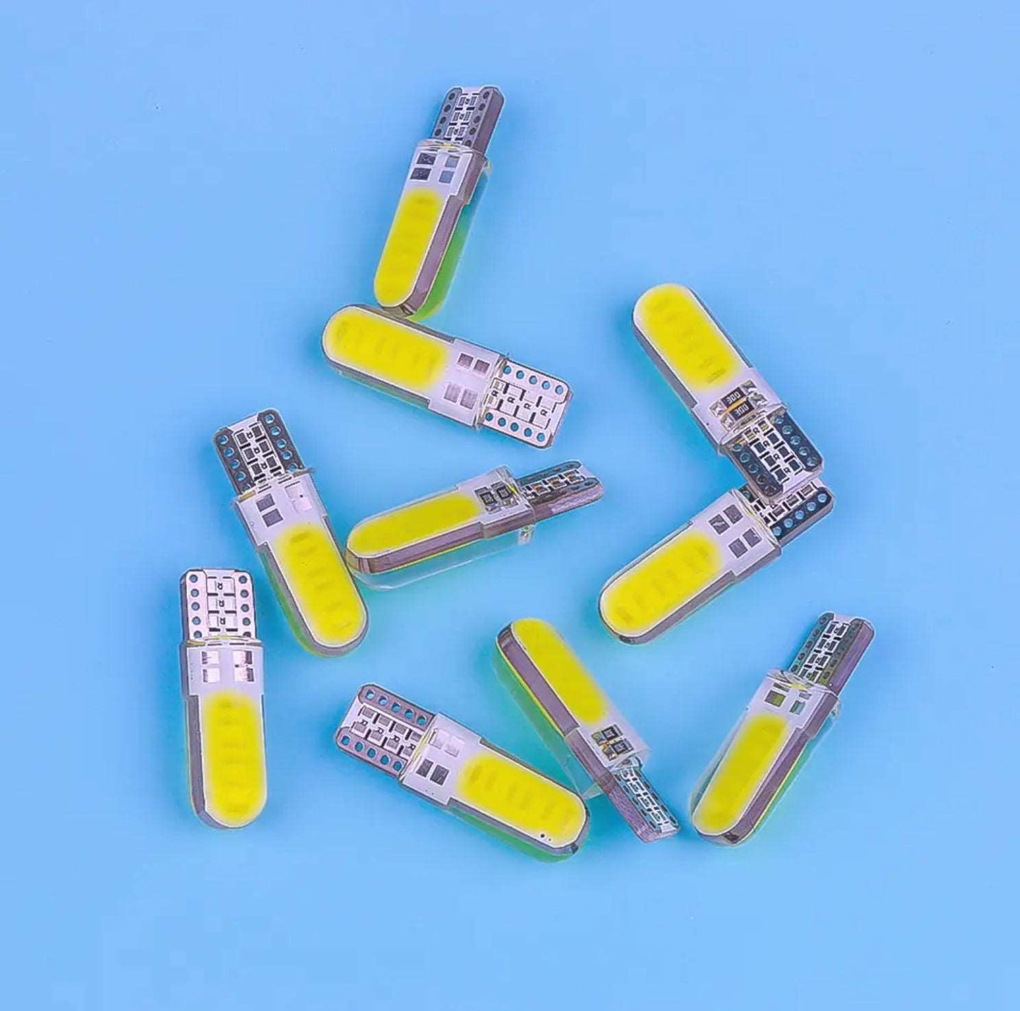 3W 6500K Silikongel COB LED 12V T10 W5W parkering Läslampa interiörbelysning 12 SMD-chips - Landgren Dynamics