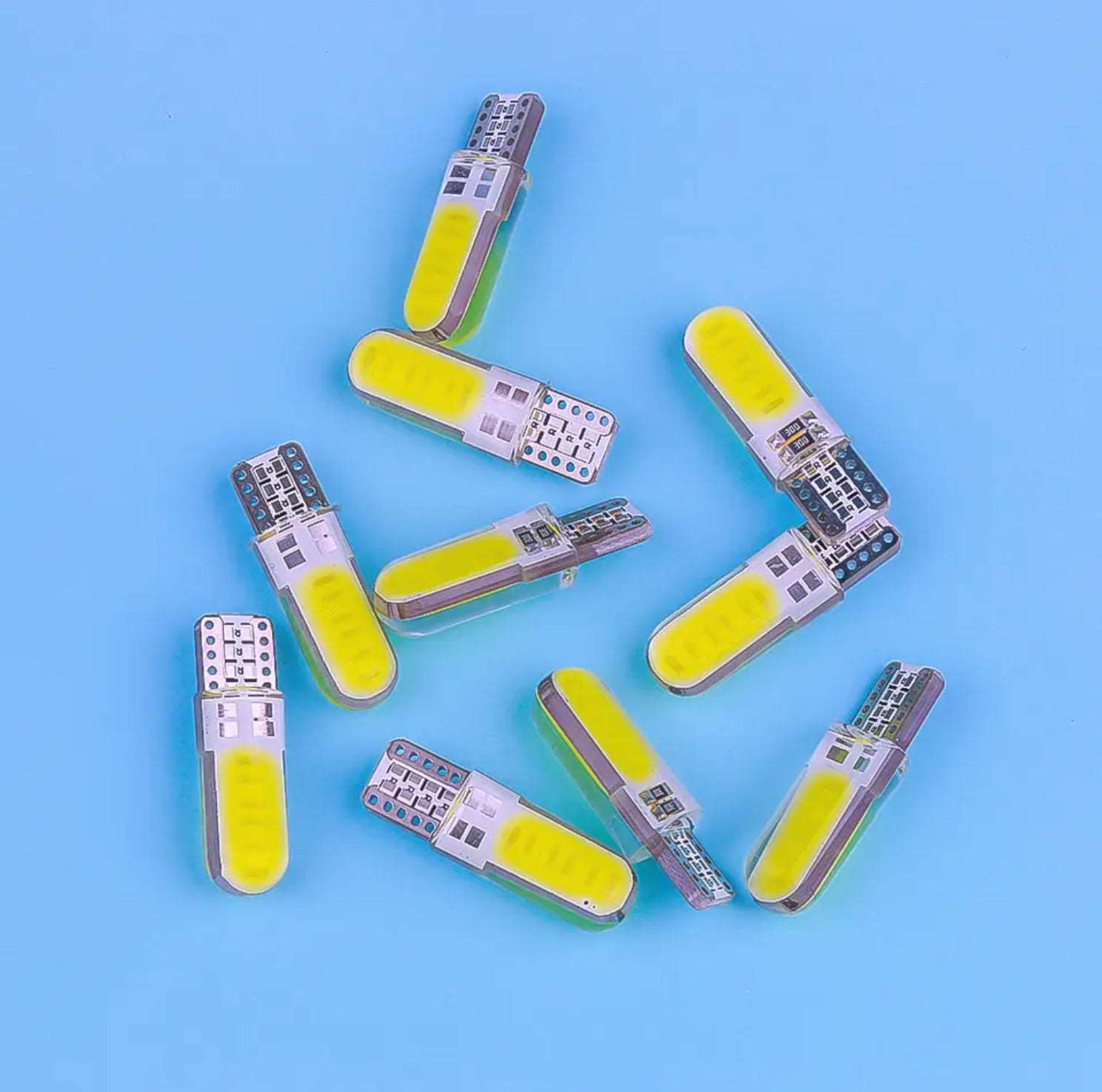 3W 6500K Silikongel COB LED 12V T10 W5W parkering Läslampa interiörbelysning 12 SMD-chips - Landgren Dynamics