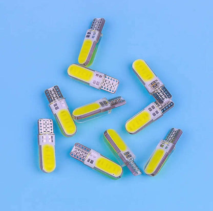 3W 6500K Silikongel COB LED 12V T10 W5W parkering Läslampa interiörbelysning 12 SMD-chips - Landgren Dynamics