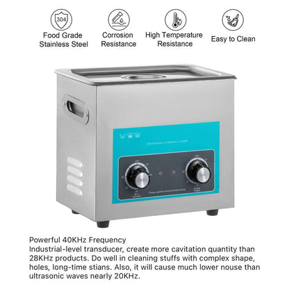 Hyra - Ultrasonic cleaner Ultraljudstvätt 6.5l 200/180w - Landgren Dynamics