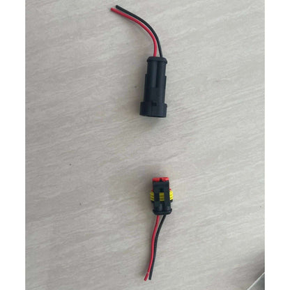 IP65 Vattentät kontakt PA66 nylon + packning i silikon - färdigstiftad med kabel för enkel skarvning - Landgren Dynamics