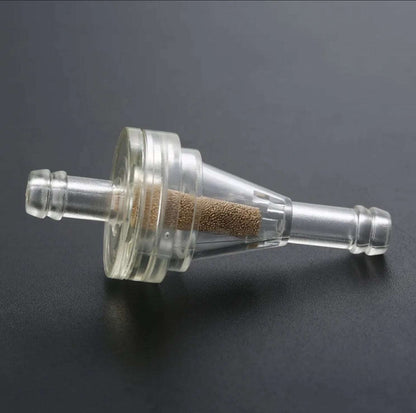 MC in-line bränslefilter - cross ATV UTV Universal 1/4" 6,3 mm anslutning bensinfilter - Landgren Dynamics