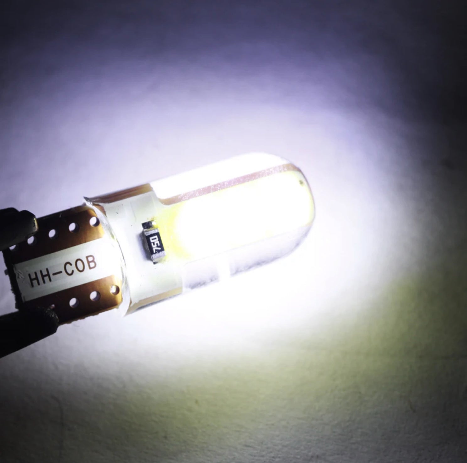 3W 6500K Silikongel COB LED 12V T10 W5W parkering Läslampa interiörbelysning 12 SMD-chips - Landgren Dynamics