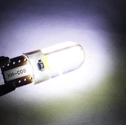 3W 6500K Silikongel COB LED 12V T10 W5W parkering Läslampa interiörbelysning 12 SMD-chips - Landgren Dynamics