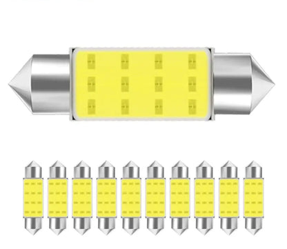 C10W C5W LED COB 36mm / 41/42mm 12V Vita LED-lampor för Fordon - Landgren Dynamics