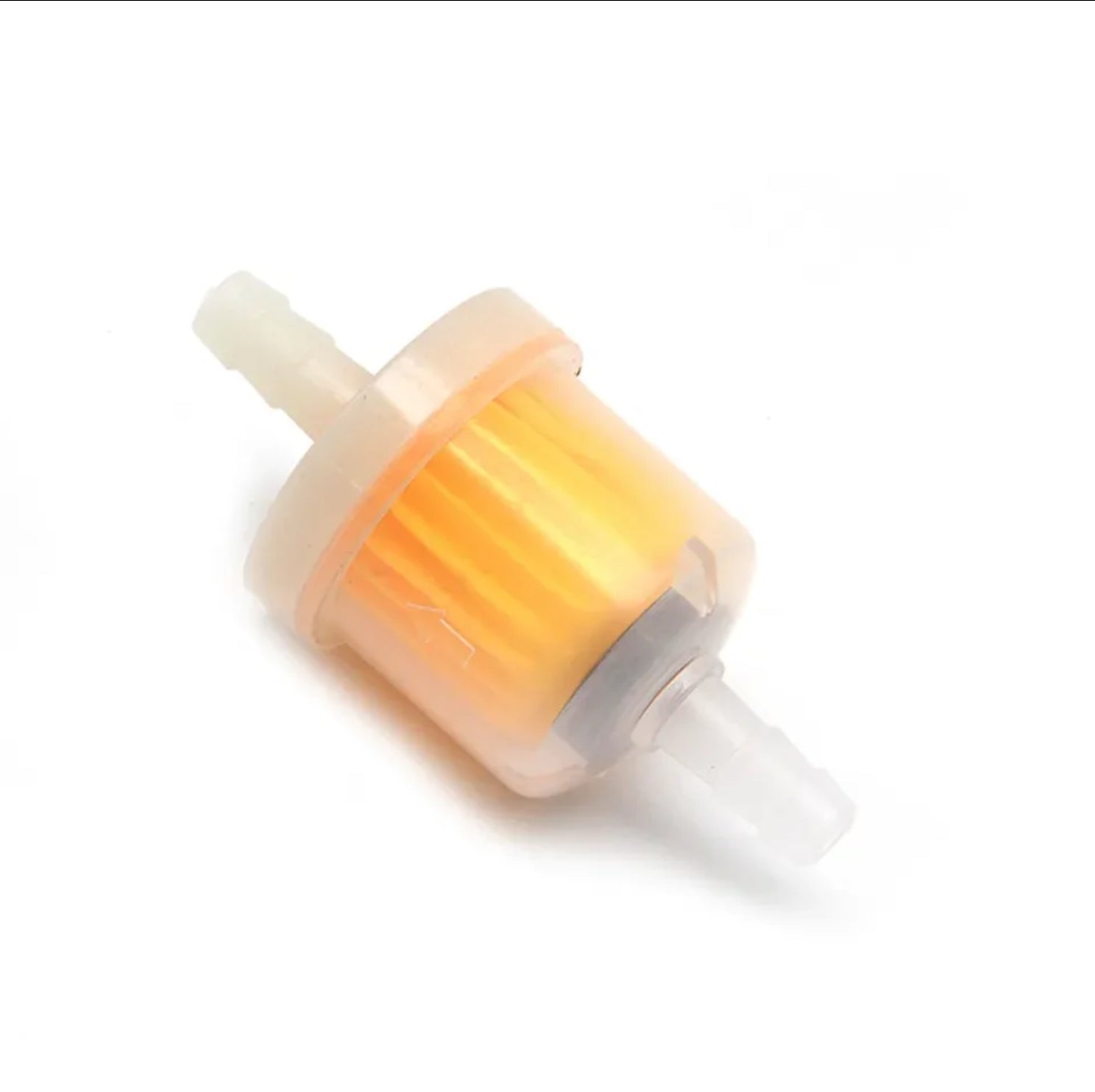 Universal 60 mikron filter, transparent in-line Bränslefilter 5-6mm slang Motorcykel Bensin Scooter - Landgren Dynamics